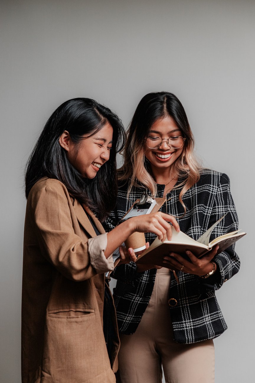 Business Partners Discussing Something